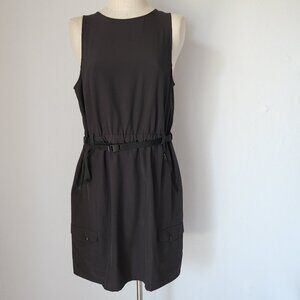 NWoT Patagonia Fleetwith Belted Performance Travel Dress Sleeveless Pocket